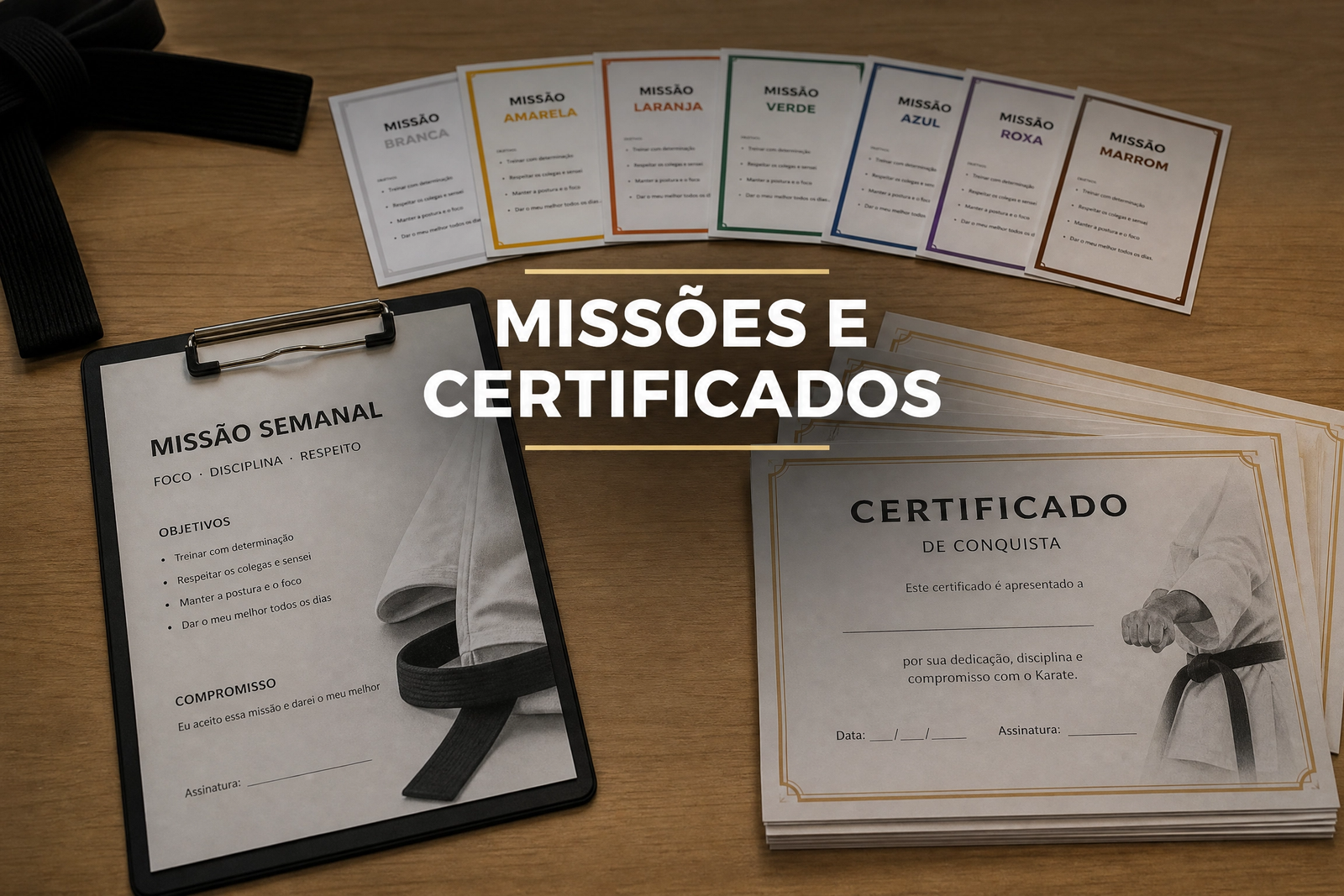 Certificados e Missões